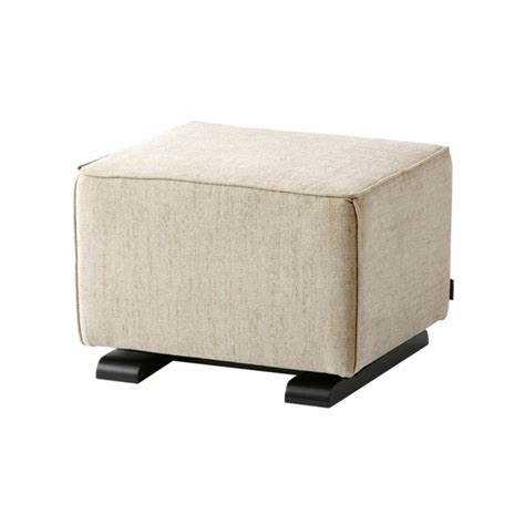 Luca Gliding Ottoman | Crate and Barrel KSA