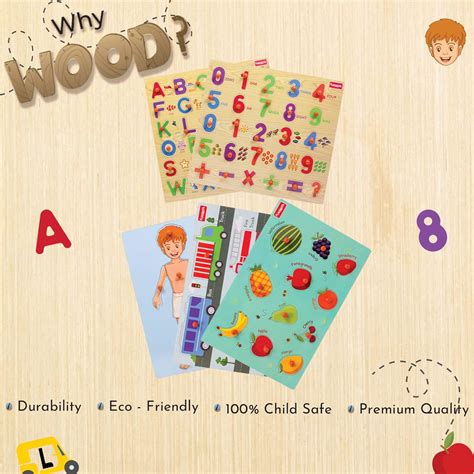 Buy Funskool Alphabet Wooden ABC Puzzle Shape Learning Puzzles Game (26 ...