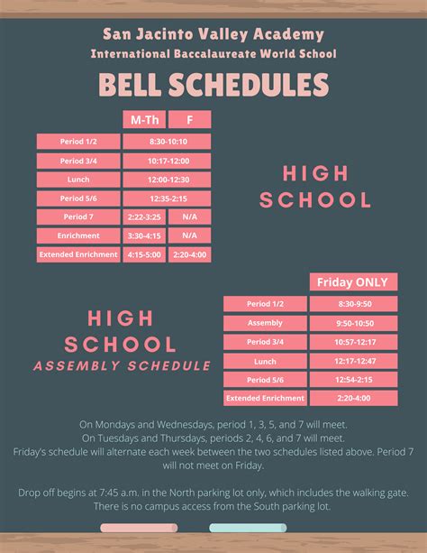 Bell Schedule Tohopekaliga 25 26