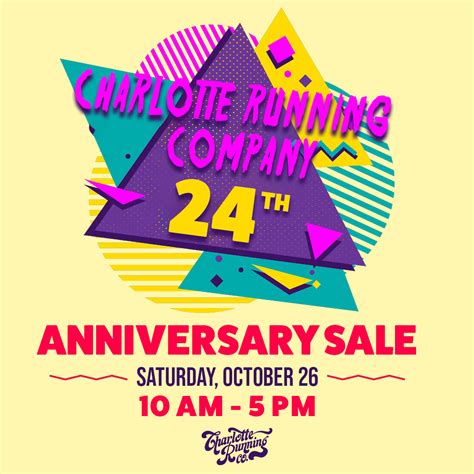 Charlotte Running Co 24th Anniversary Celebration - Promenade on Providence