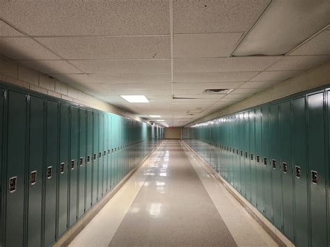 High School Hallway