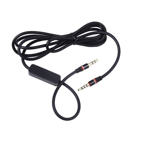 Learsoon Replacement 1.2M/4ft 3.5mm Stereo Audio Cable Cord with Mic ...