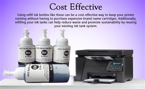 ANG T6641 Refill Ink for L100, L110, L130, L200, L210, L220, L300, L310 ...