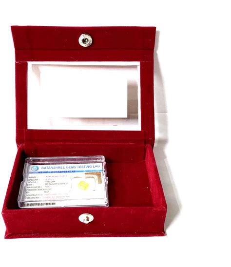 Mahant Ji Pure and Natural Yellow Pukhraj with Lab Tested Certificate ...