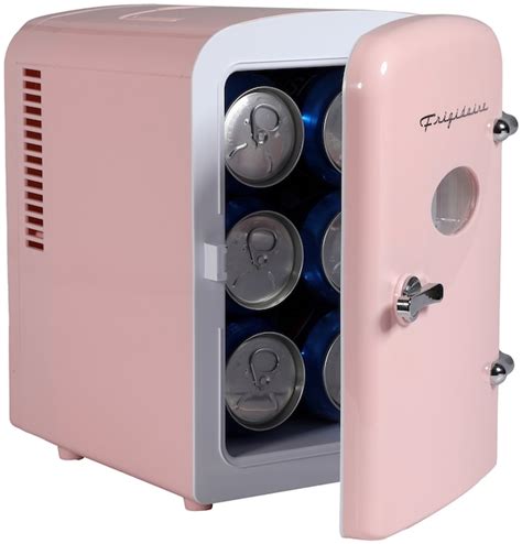 Frigidaire 6-Can Retro Mini Fridge - Pink Pink-EFMIS129-PINK | Frigidaire