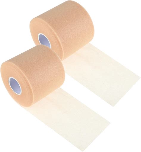 Amazon.com: Sport Tape 2 Rolls Athletic Wrist Tape Foam Underwrap Non ...