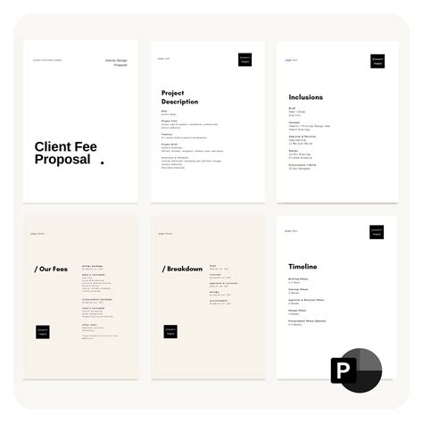 Interior Design Fee Proposal Template