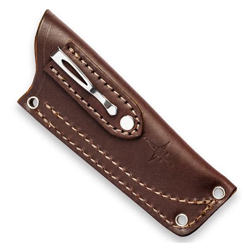 F3 Brown Leather Pocket Sheath - Reiff Knives