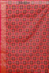 Sea Green Traditional Woven Saree in Silk with Patola Pallu and Floral ...