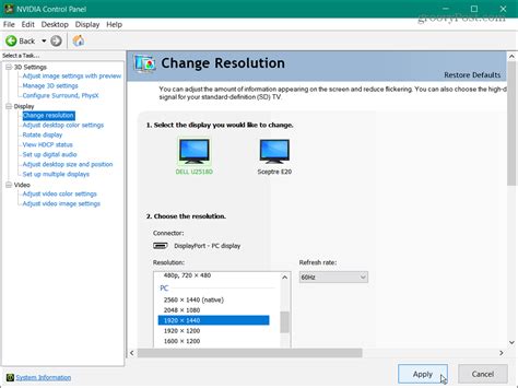 Image result for How to Customize Resolution