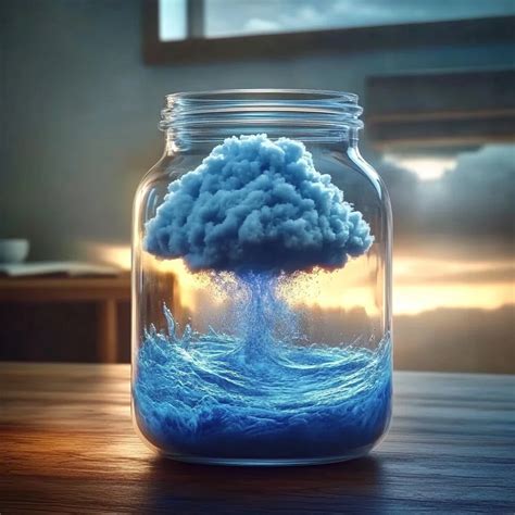 Rain Cloud in a Jar