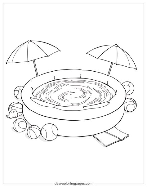 Swimming Coloring Pages 的图像结果
