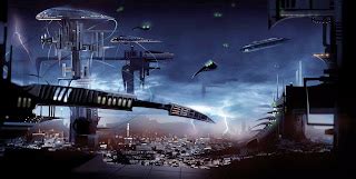 Image result for Alien Civilization Matte Painting