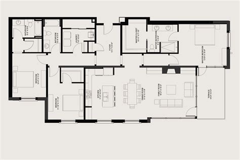 3 Bedroom 3 Bath Floor Plans