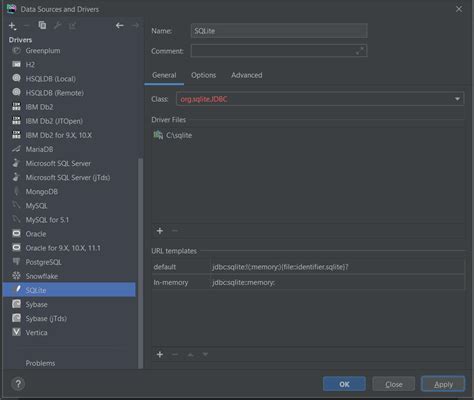 Image result for IntelliJ Using SQLite