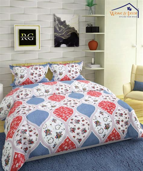 Multi Color Floral 350GSM Single Bed Comforter – Weave & Decor