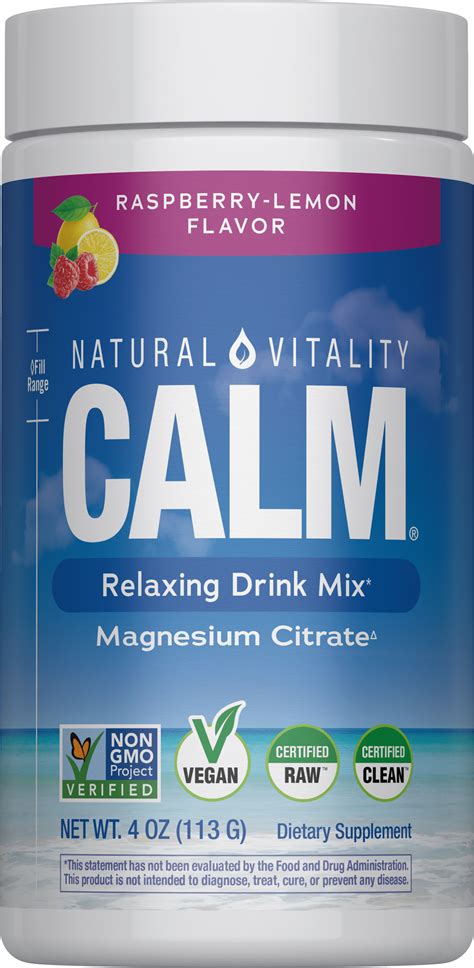 Natural Vitality CALM Anti-Stress Magnesium Supplement Drink Mix ...