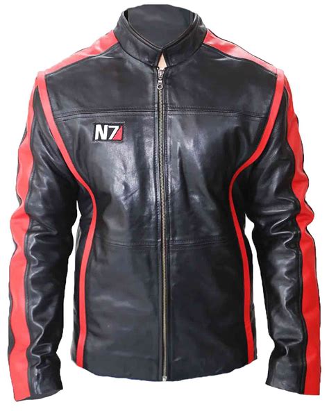 Mens N7 Mass Effect 3 Game Real Leather Jacket | Elite Jacket