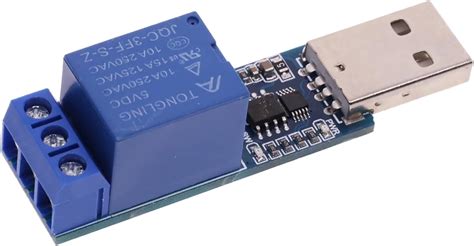 DUSJYOHRD USB Serial Port 1 Channel Relay Module 5V 10A CH340 India | Ubuy