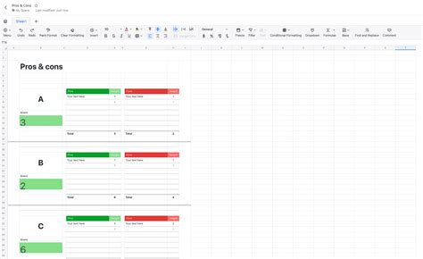 Pros And Cons Analysis Excel Template - Alberguepankotsi