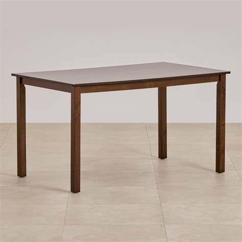 Buy Helios Lia Solid Wood 6-Seater Dining Table - Brown from Helios by ...