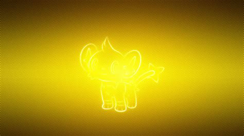 Download wallpaper 2048x1152 shinx, pokemon, yellow, background ...