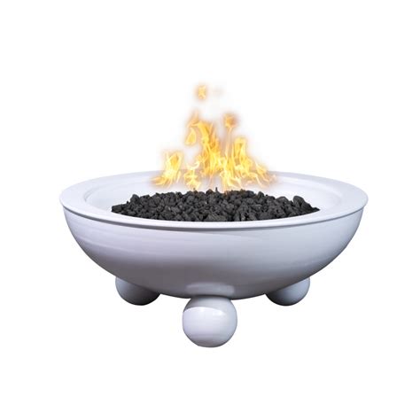 The Outdoor Plus Metal Sedona Powder Coat Fire Bowl With Round Legs ...