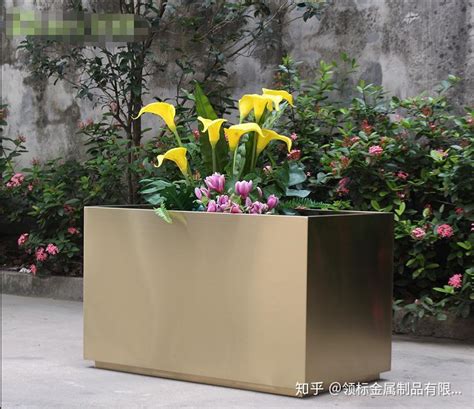 户外道路花箱不锈钢景观花钵组合不锈钢花盆（杭州中节能）-阿里巴巴