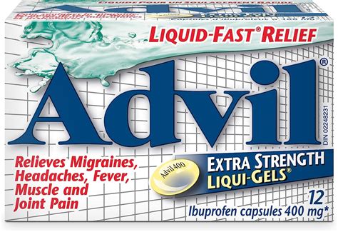 ADVIL EXTRA STRENGTH LIQUI-GELS 400mg 12caps, 062107005012 – Finlandia ...