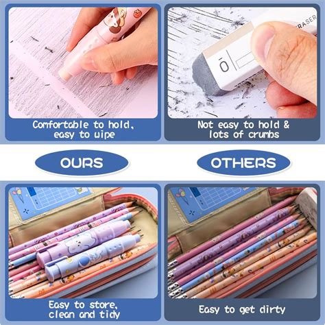 YINPIXUS Cute Pencil Erasers, Kids Retractable Erasers with India | Ubuy