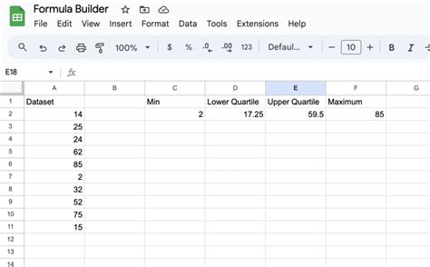 Image result for Box Plot Google Sheets