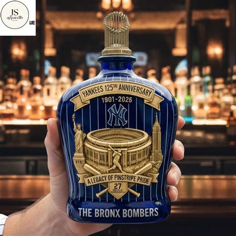 New York Yankees 125Th Anniversary 2026 The Bronx Bombers Whiskey ...