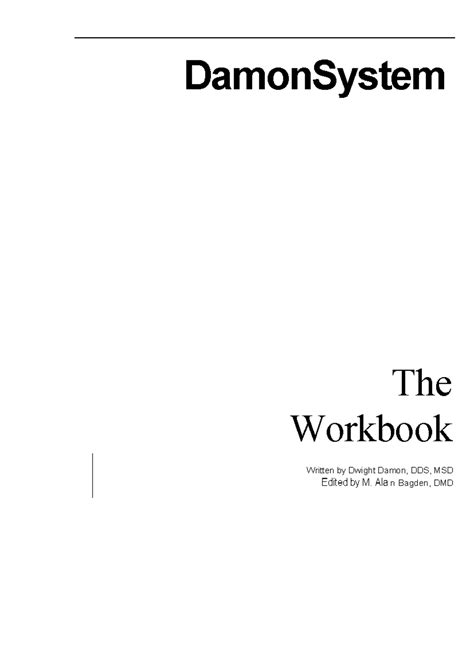 Damon System Workbook: Comprehensive Guide to Archwire Sequencing - Studocu