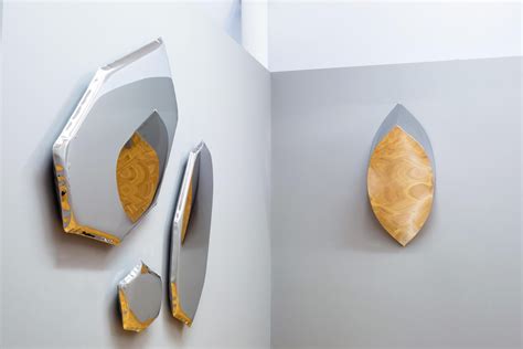 Rose Gold Tafla C3 Sculptural Wall Mirror by Zieta For Sale at 1stDibs