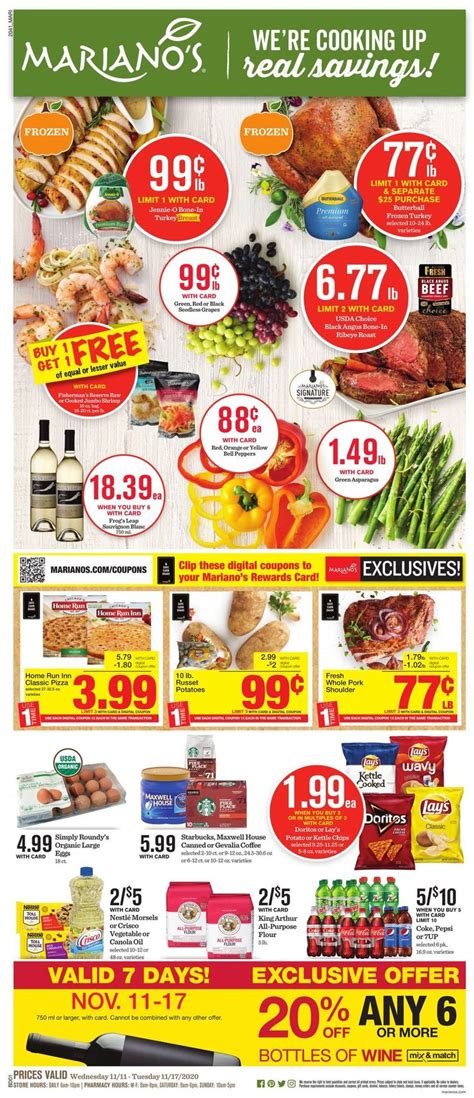 MARIANO’S WEEKLY AD CIRCULAR - VALID 11/11-11/17/2020 | Weekly ads ...