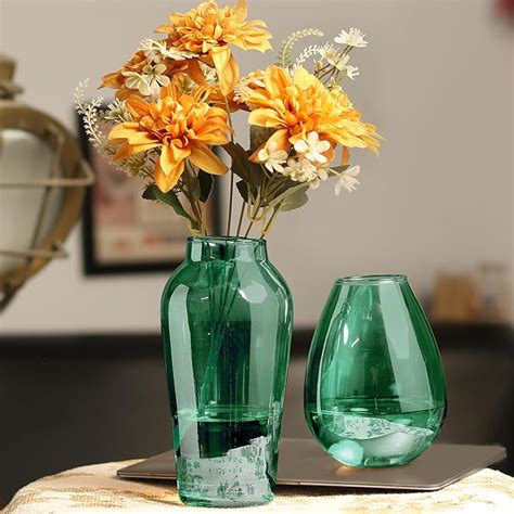 Decorative Glass Vase Green – The Purple Tree