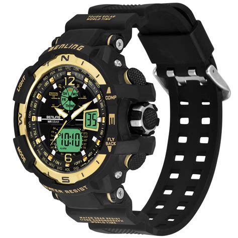 Analog Digital Watch with EL Backlight-SKBLANDG-6003 – Benling
