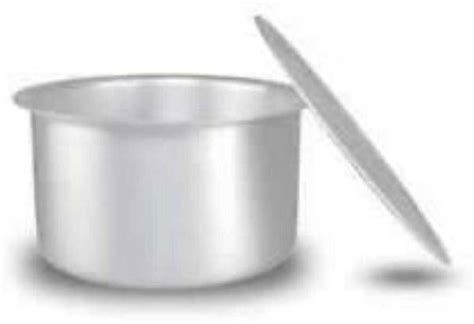 Sonanshi Aluminium Patila/Bhagona/Tapeli with LID Pot 22 cm diameter 2 ...