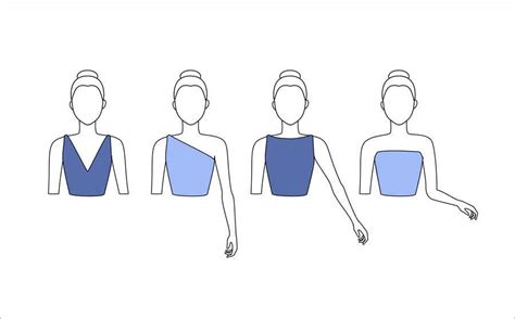Minimalist Female Mannequin (Infographics Illustrations of torsos ...