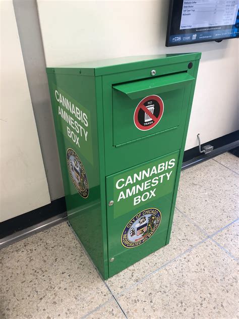 This cannabis amnesty drop box at O'Hare Airport. : r/antiassholedesign