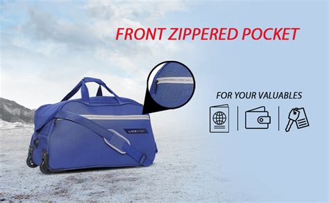 Buy Lavie Sport Polyester Lino M Medium Size 57 Cms Duffle Wheeler Bag ...