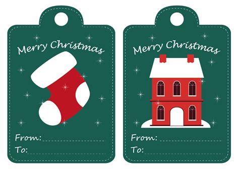 Blank Christmas Gift Tags Printable - Printable Free Templates