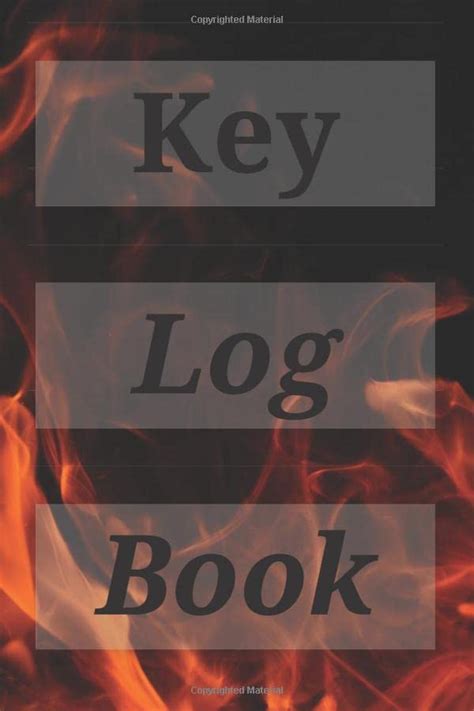 Buy Key Log Book: Key Control Log: Key Control System, Key Log In and ...