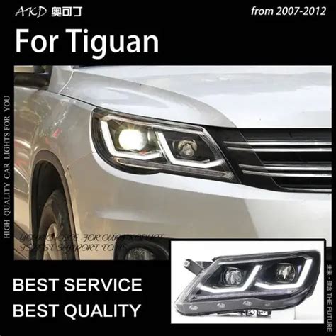 Car Styling Head lamp light for Tiguan Headlights 2007-2012 Tiguan LED ...