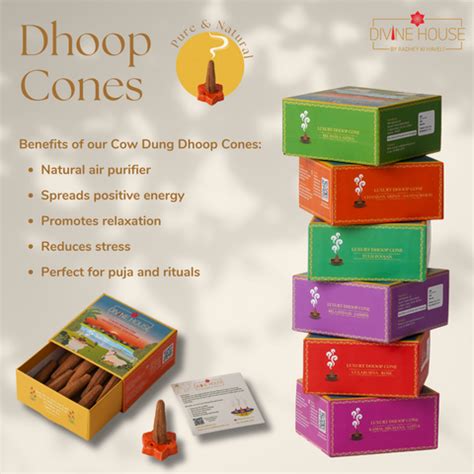 The Sacred Tradition of Burning Cow Dhoop Cones – Divine House