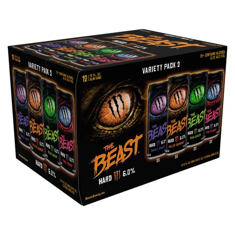 The Beast Unleashed Variety Pack #2 12pk 12oz Can 6% ABV - Delivered In ...