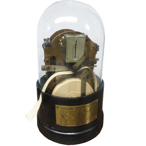 1920s Edison Stock Ticker Tape Machine - Off The Wall Antiques