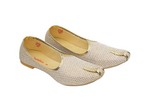 Mens Embroidered Nagra shoe 410185 – SREELEATHERS