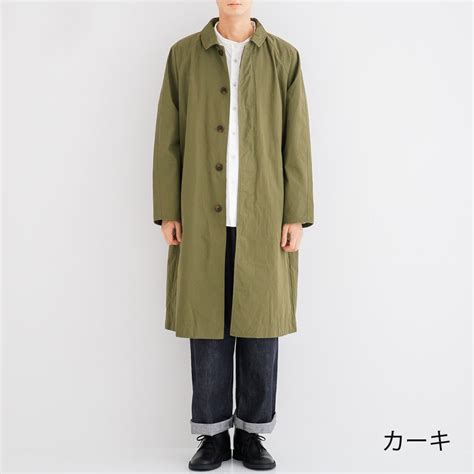 リネン RINEN 30/1高密度ウェザーステンカラーコート(R23202)全3色 | GAINSBOUR【ゲーンズブール】