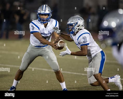 Football action with McQueen High School at Enterprise in Redding ...